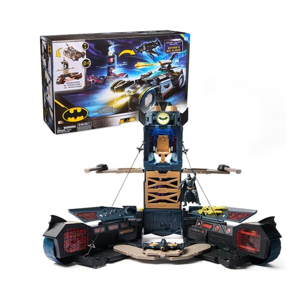NEW DC Comics Batman Ultimate Transforming Batmobile Playset Toy Figure Glider L - Picture 8 of 16